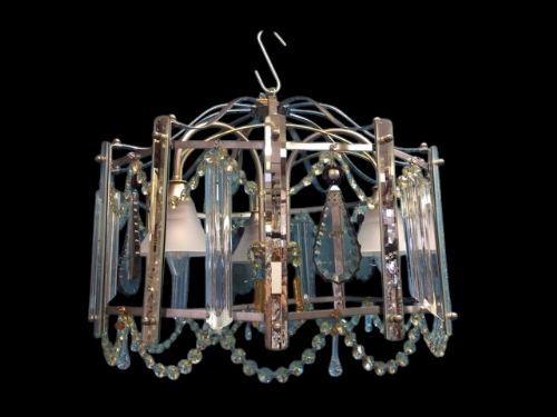 unusual art deco pendant light