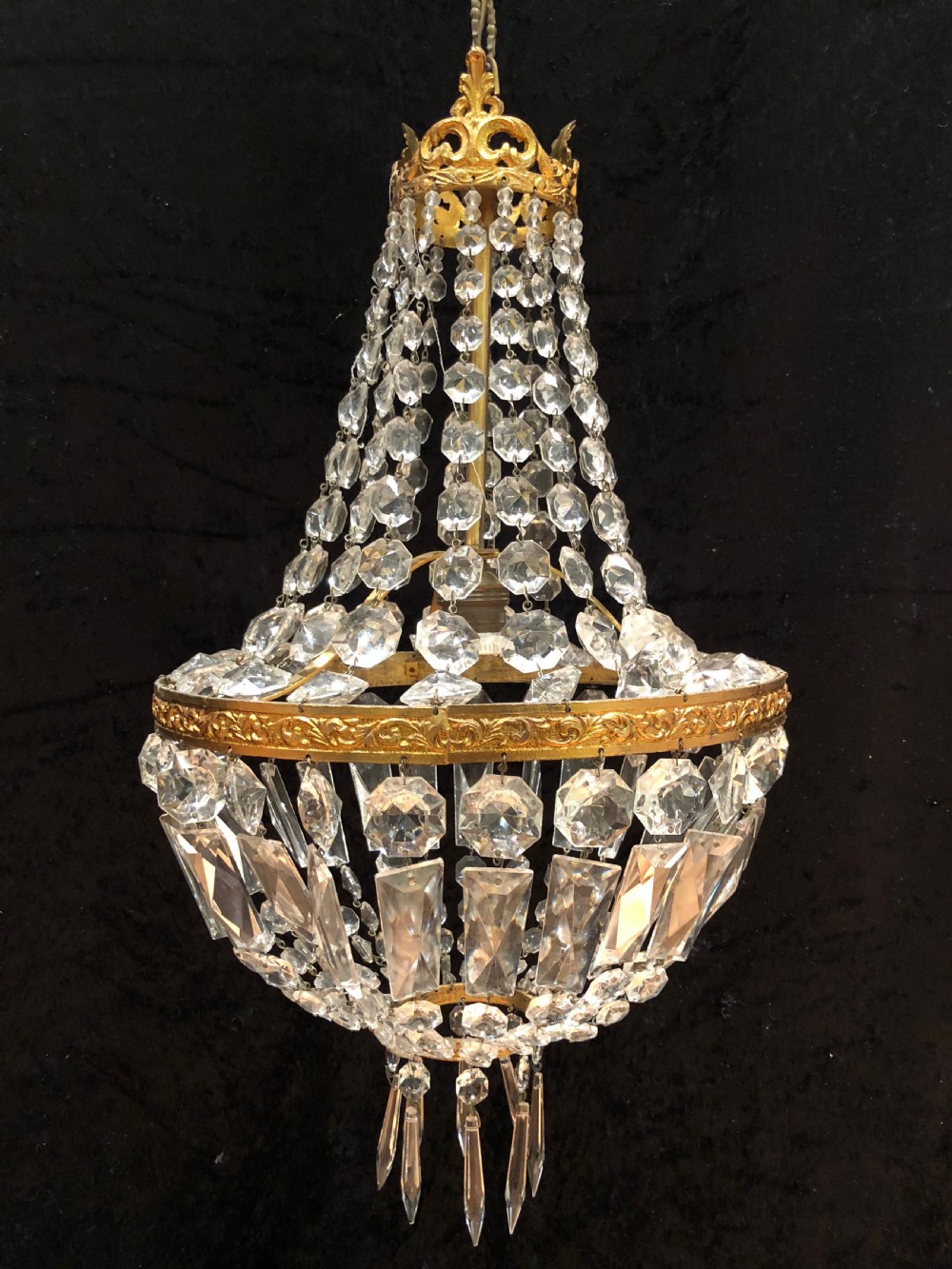 french empire antique chandelier